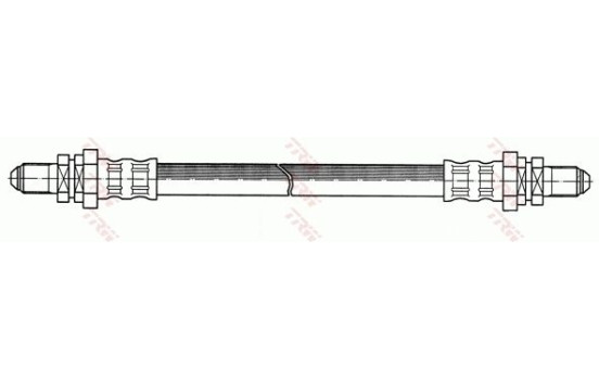 Brake Hose PHC207 TRW, Image 2