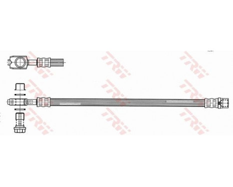 Brake Hose PHD1015 TRW, Image 2