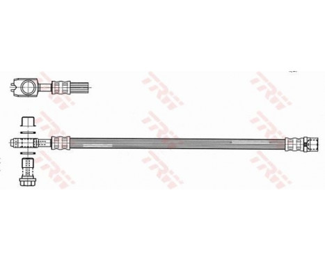 Brake Hose PHD1015 TRW, Image 3