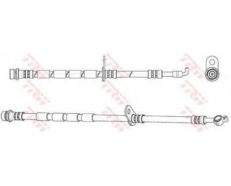 Brake Hose PHD1145 TRW, Image 2
