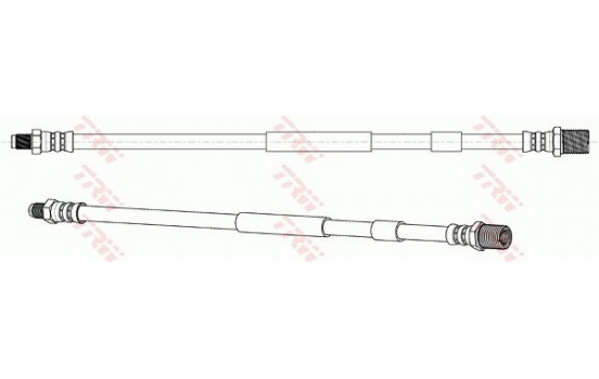 Brake Hose PHD1265 TRW, Image 2