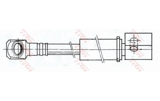 Brake Hose PHD229 TRW, Image 2