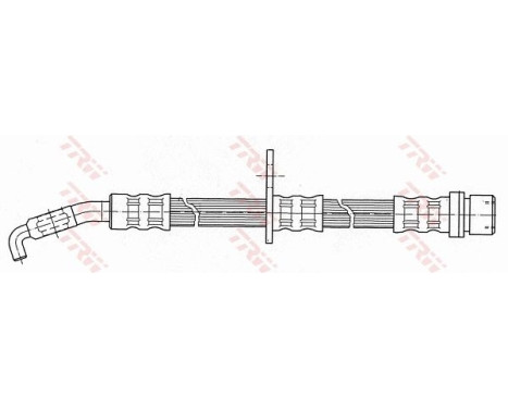 Brake Hose PHD411 TRW, Image 2