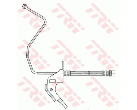 Brake Hose PHD563 TRW, Image 2
