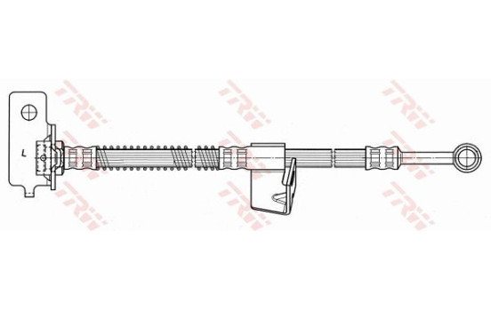 Brake hose PHD616 TRW