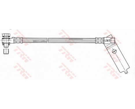 Brake Hose PHD952 TRW, Image 3