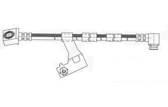Brake Hose SL 4619 ABS, Image 2