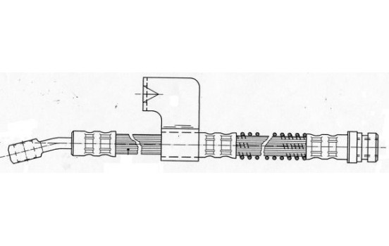 Brake Hose SL 5017 ABS, Image 2