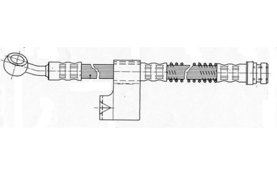 Brake Hose SL 5607 ABS, Image 2