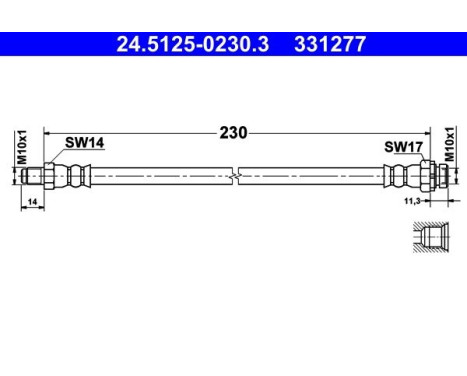 Brake Hose, Image 2