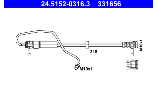 Brake hose, Image 2