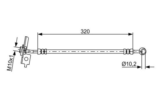 Brake Hose, Image 5