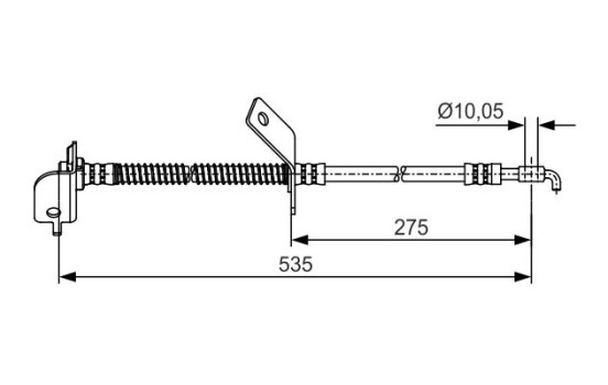 Brake Hose, Image 2