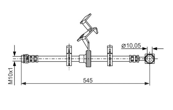 Brake Hose, Image 2