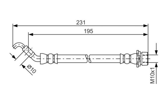 Brake Hose, Image 5