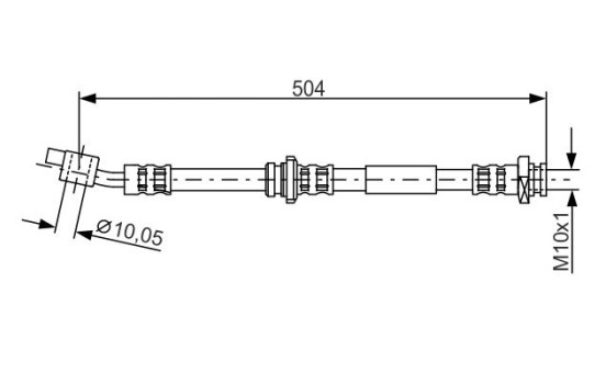 Brake Hose, Image 2