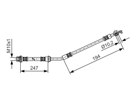 Brake Hose, Image 5