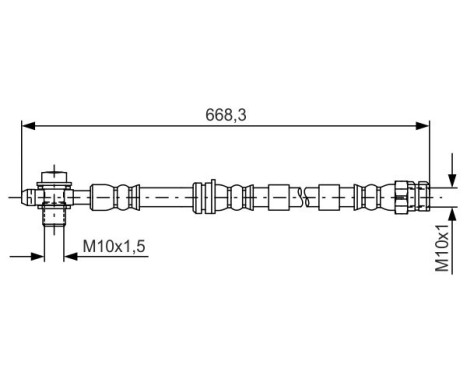 Brake Hose, Image 2