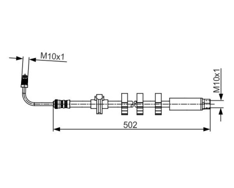 Brake Hose, Image 2
