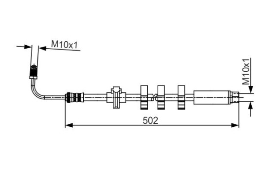 Brake Hose, Image 2
