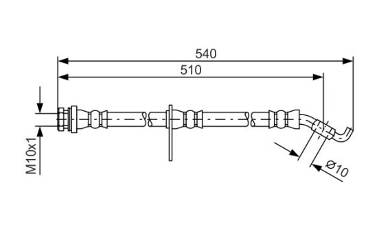 Brake Hose, Image 5