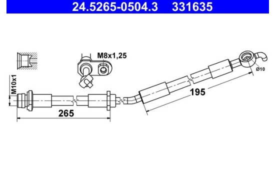 Brake hose, Image 2