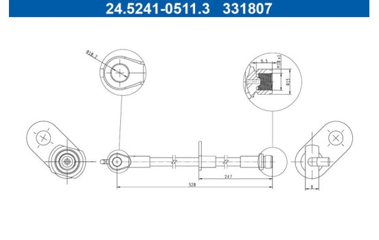 Brake hose, Image 2