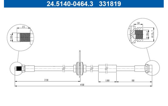 Brake hose, Image 2