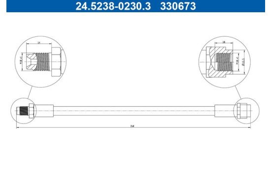 Brake Hose, Image 2