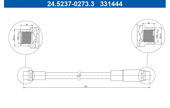 Brake Hose, Image 2