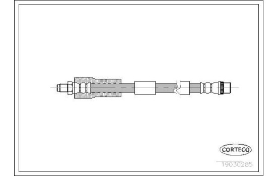 FLEXIBLE DE FREIN PEUGEOT 307 FRONT