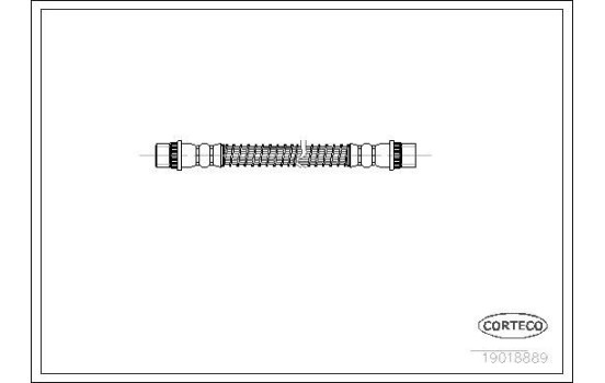 FLEXIBLE DE FREIN PSA REAR