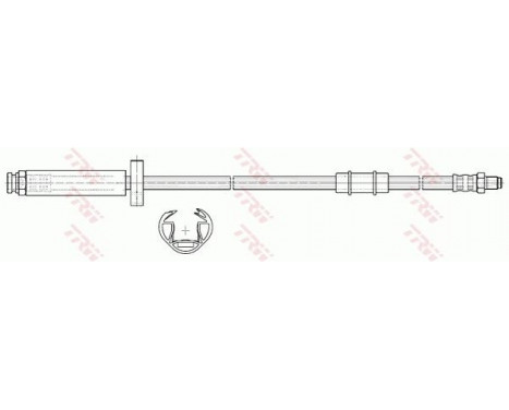 Brake Hose PHB214 TRW, Image 2