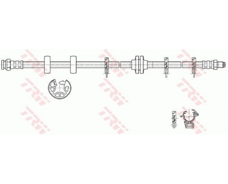 Brake Hose PHB274 TRW