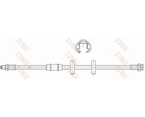 Brake Hose PHB327 TRW, Image 2