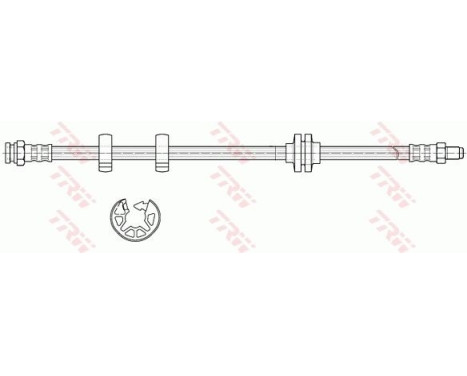 Brake Hose PHB627 TRW