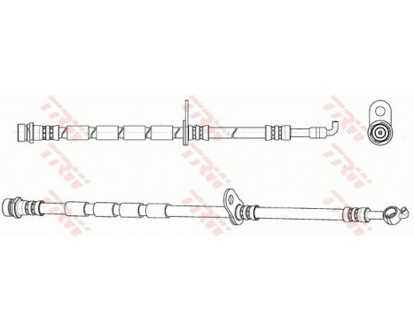 Brake Hose PHD1145 TRW