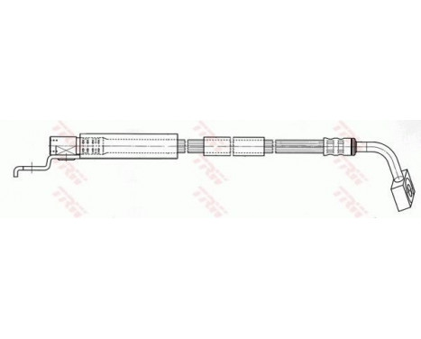 Brake Hose PHD401 TRW