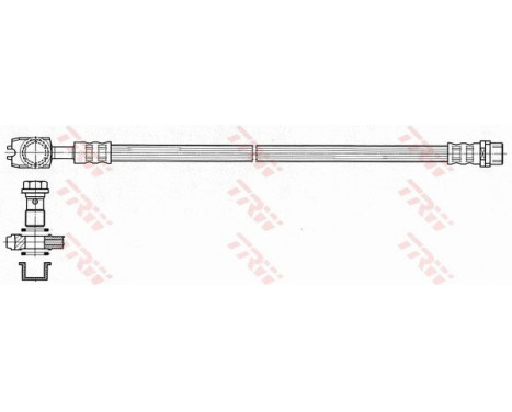 Brake Hose PHD484 TRW, Image 2