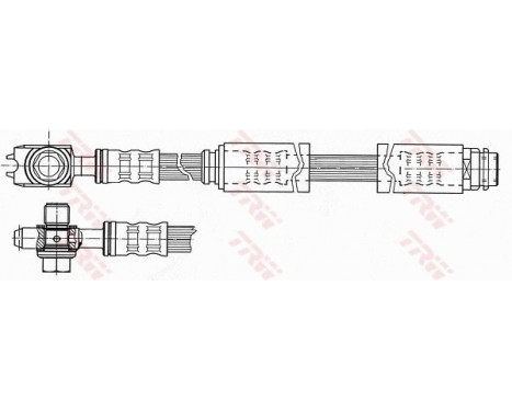 Brake Hose PHD946 TRW