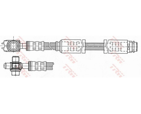 Brake Hose PHD946 TRW, Image 2