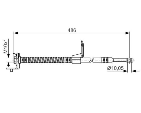 Brake Hose, Image 5