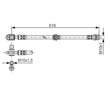 Brake Hose, Image 5