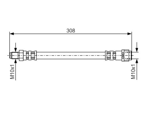 Brake Hose, Image 5