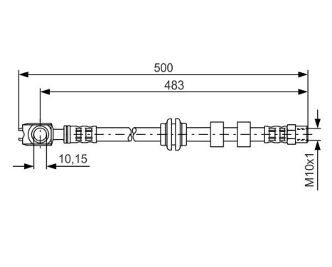 Brake Hose, Image 5