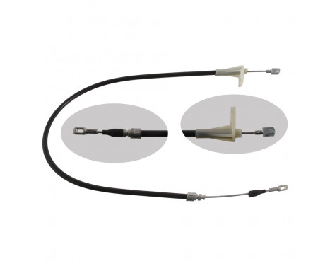 Cable, parking brake 01666 FEBI