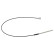 Cable, parking brake 01958 FEBI