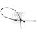 Cable, parking brake 04671 FEBI, Thumbnail 2