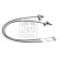 Cable, parking brake 101800 FEBI, Thumbnail 2