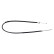 Cable, parking brake 101806 FEBI
